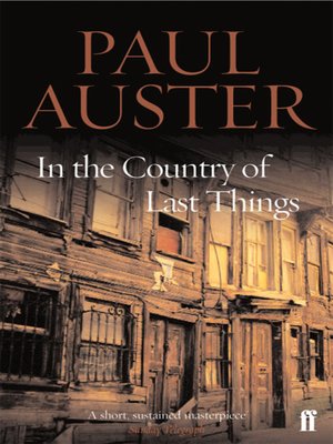 cover image of In the Country of Last Things